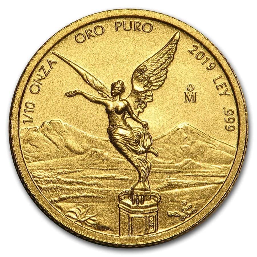 2019 Mexico 1/10 oz Gold Libertad BU