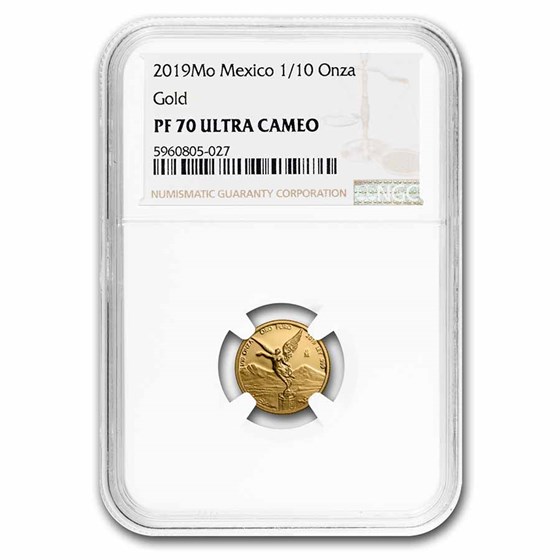2019 Mexico 1/10 oz Gold Libertad PF-70 NGC 2019 Mexico 1/10 oz Gold Libertad PF-70 NGC