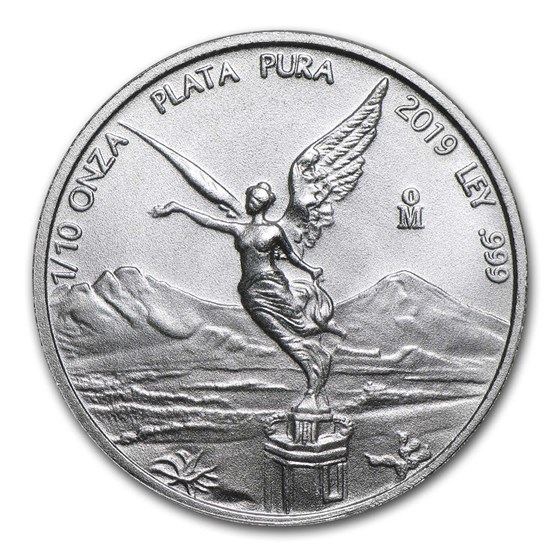 2019 Mexico 1/10 oz Silver Libertad BU 2019 Mexico 1/10 oz Silver Libertad BU