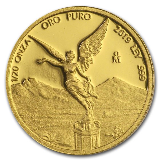 2019 Mexico 1/20 oz Proof Gold Libertad
