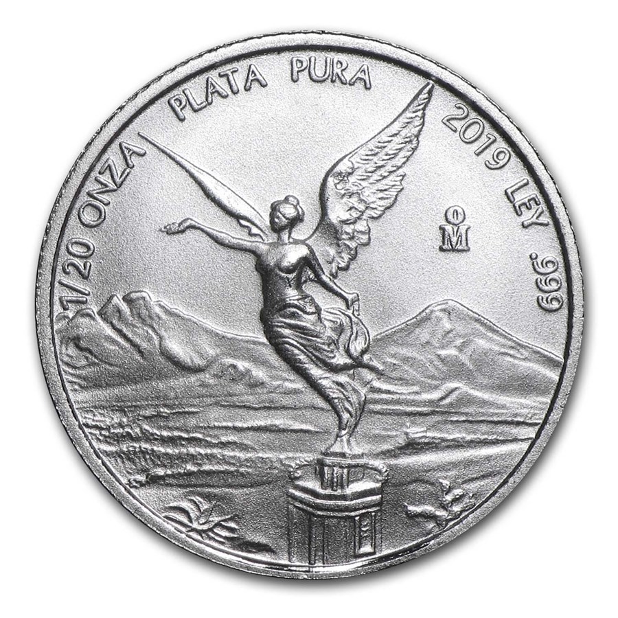 2019 Mexico 1/20 oz Silver Libertad BU