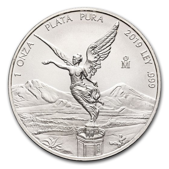 2019 Mexico 1 oz Silver Libertad BU (Spotted) 2019 Mexico 1 oz Silver Libertad BU (Spotted)