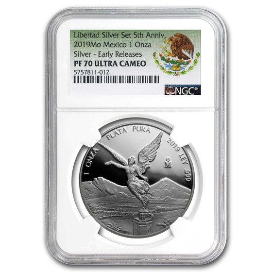 2019 Mexico 1 oz Silver Libertad Proof PF-70 NGC 2019 Mexico 1 oz Silver Libertad Proof PF-70 NGC