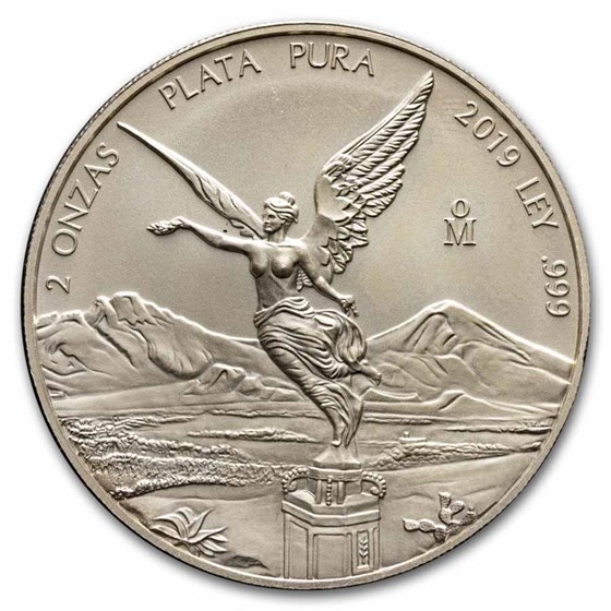 2019 Mexico 2 oz Silver Libertad BU (Abrasions) 2019 Mexico 2 oz Silver Libertad BU (Abrasions)