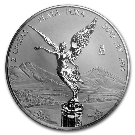 Buy 2019 Mexico 2 oz Silver Libertad Reverse Proof PF70 NGC APMEX