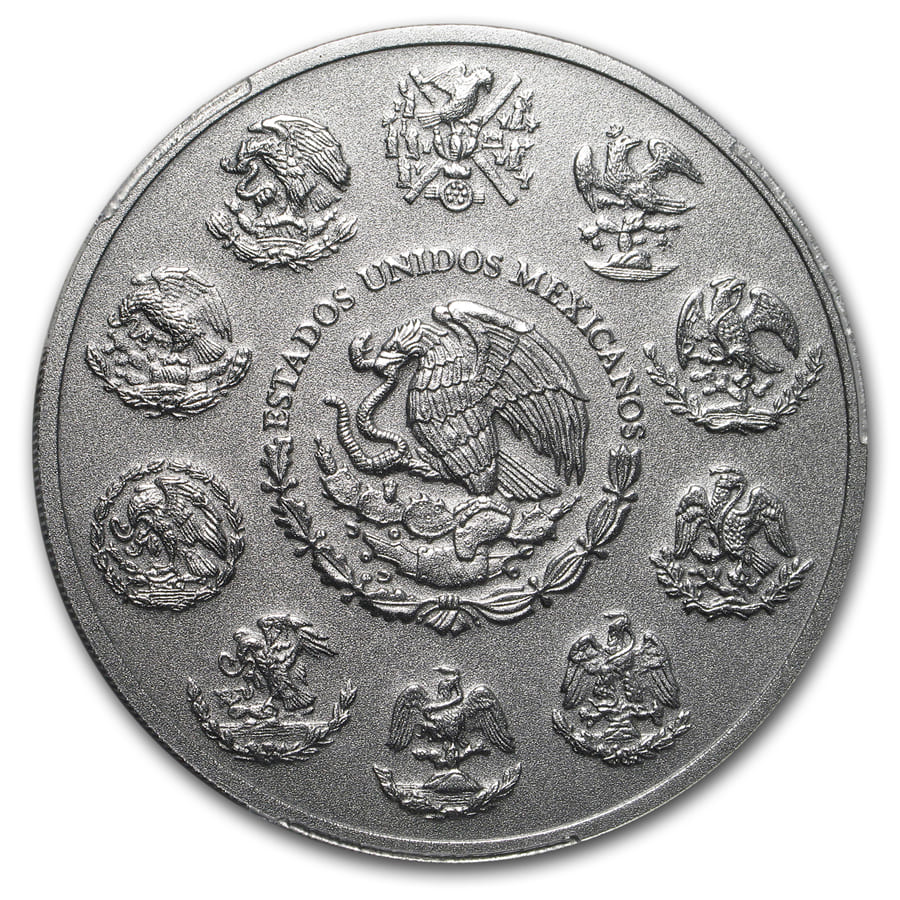 Buy 2019 Mexican 5 oz Silver Libertad Antiqued Finish MS-70 PCGS