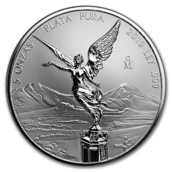 2019 Mexico 5 oz Silver Reverse Proof Libertad 2019 Mexico 5 oz Silver Reverse Proof Libertad