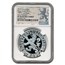 2019 Netherlands 1 oz Silver Lion Dollar Restrike PF-70 NGC (ER)