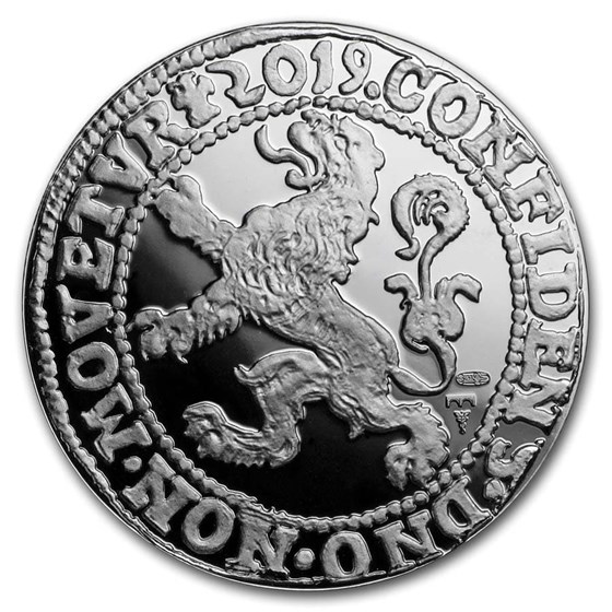 2019 Netherlands 1 oz Silver Proof Lion Dollar (w/Box & COA) 2019 Netherlands 1 oz Silver Proof Lion Dollar (w/Box & COA)