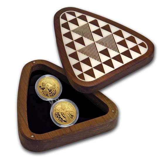 2019 New Zealand 2-Coin Gold Maui and The Goddess of Fire Set 2019 New Zealand 2-Coin Gold Maui and The Goddess of Fire Set