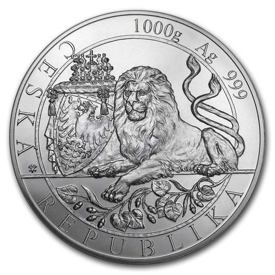 2019 Niue 1 kilo Silver Czech Lion BU