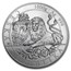 2019 Niue 1 kilo Silver Czech Lion BU