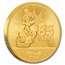 2019 Niue 1 oz Gold $250 Disney Donald Duck 85th Anniversary BU