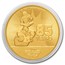 2019 Niue 1 oz Gold $250 Disney Donald Duck 85th Anniversary BU