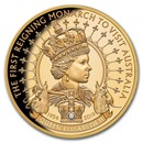 2019 Niue 1 oz Gold Proof Royal Visit by Queen Elizabeth II