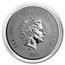 2019 Niue 1 oz Silver $2 Celestial Animals The White Tiger