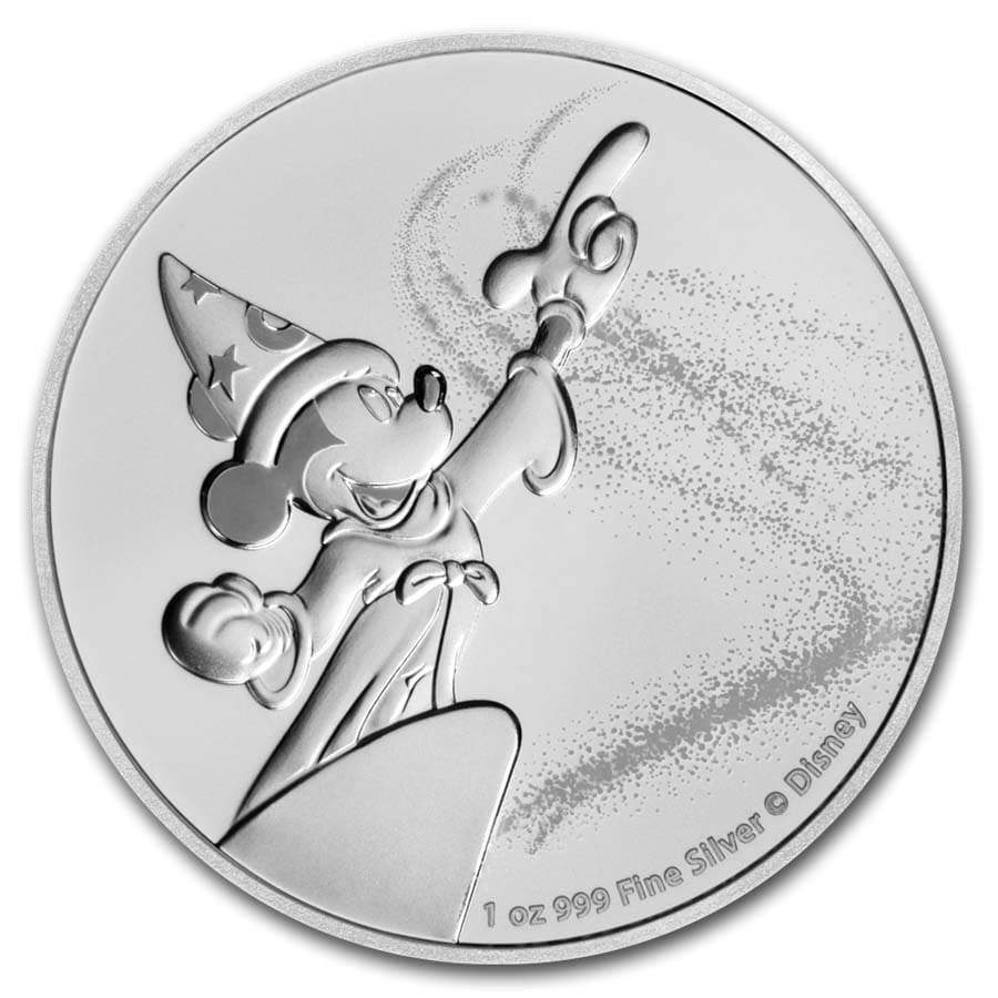 Buy 19 Niue 1 Oz Silver 2 Disney Mickey Mouse Fantasia Apmex