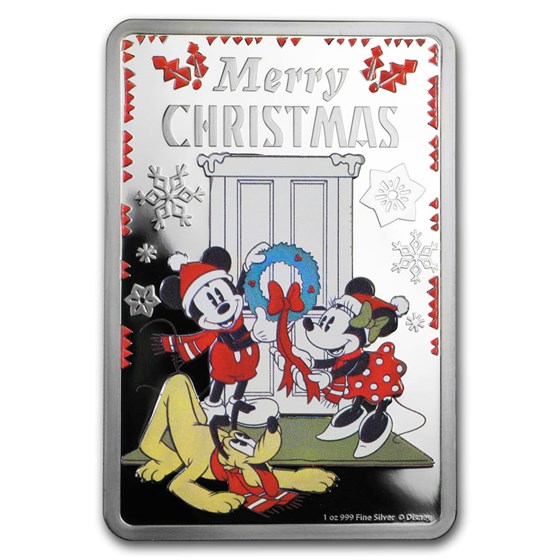 2019 Niue 1 oz Silver $2 Disney Season's Greetings Proof 2019 Niue 1 oz Silver $2 Disney Season's Greetings Proof