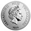 2019 Niue 1 oz Silver $2 Hawksbill Turtle BU