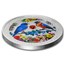 2019 Niue 1 oz Silver $2 Love is Precious Bluebirds