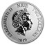 2019 Niue 1 oz Silver $2 Lunar Year of the Pig BU