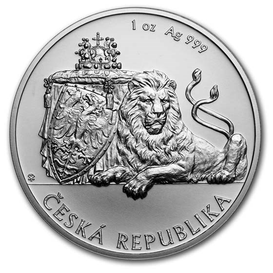 2019 Niue 1 oz Silver Czech Lion BU 2019 Niue 1 oz Silver Czech Lion BU