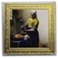 2019 Niue 1 oz Silver Johannes Vermeer The Milkmaid Proof