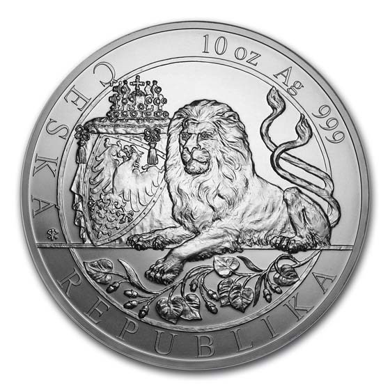 2019 Niue 10 oz Silver Czech Lion BU 2019 Niue 10 oz Silver Czech Lion BU