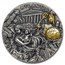 2019 Niue 2 oz Antique Silver Legendary Lands; Atlantis