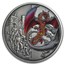 2019 Niue 2 oz Silver $5 Dragons: The Red Dragon
