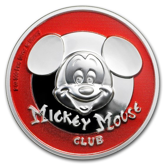 2019 Niue 2 oz Silver $5 Mickey Mouse Club Ultra High Relief Prf 2019 Niue 2 oz Silver $5 Mickey Mouse Club Ultra High Relief Prf