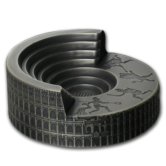 2019 Niue 4 oz Antique Silver Colosseum (Ave, Caesar!) 2019 Niue 4 oz Antique Silver Colosseum (Ave, Caesar!)