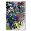 2019 Niue 5 gram Silver $1 Batman Villains: The Joker Foil Note