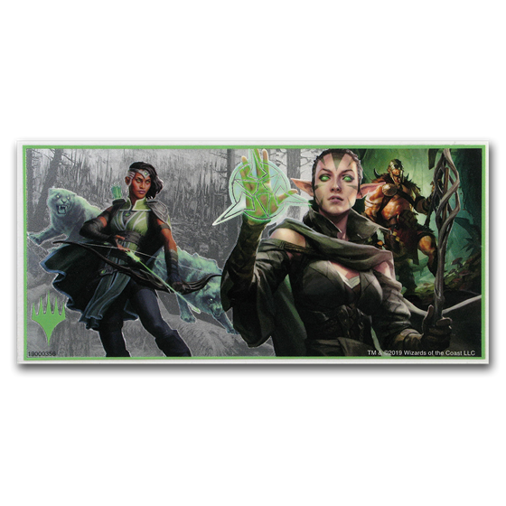 2019 Niue 5 gram Silver $1 Magic: The Gathering (Green) 2019 Niue 5 gram Silver $1 Magic: The Gathering (Green)