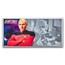 2019 Niue 5 gram Silver $1 Note Star Trek Captain Picard w/Album