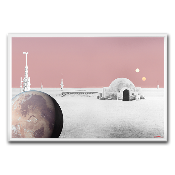 2019 Niue 5 gram Silver $1 Star Wars Worlds: Tatooine Foil Note 2019 Niue 5 gram Silver $1 Star Wars Worlds: Tatooine Foil Note