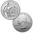 2019-P 5-Coin 5 oz Silver Burnished ATB Set (w/Box & COA)