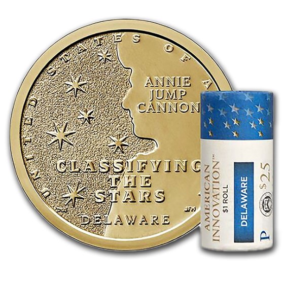 2019-P American Innovation $1 Classifying Stars ($25 Roll) (DE) 2019-P American Innovation $1 Classifying Stars ($25 Roll) (DE)