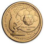 2019-P American Innovation $1 Polio Vaccine BU (PA)