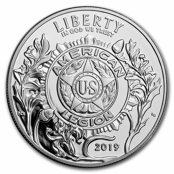 2019-P American Legion $1 Silver Proof (Capsule Only) 2019-P American Legion $1 Silver Proof (Capsule Only)