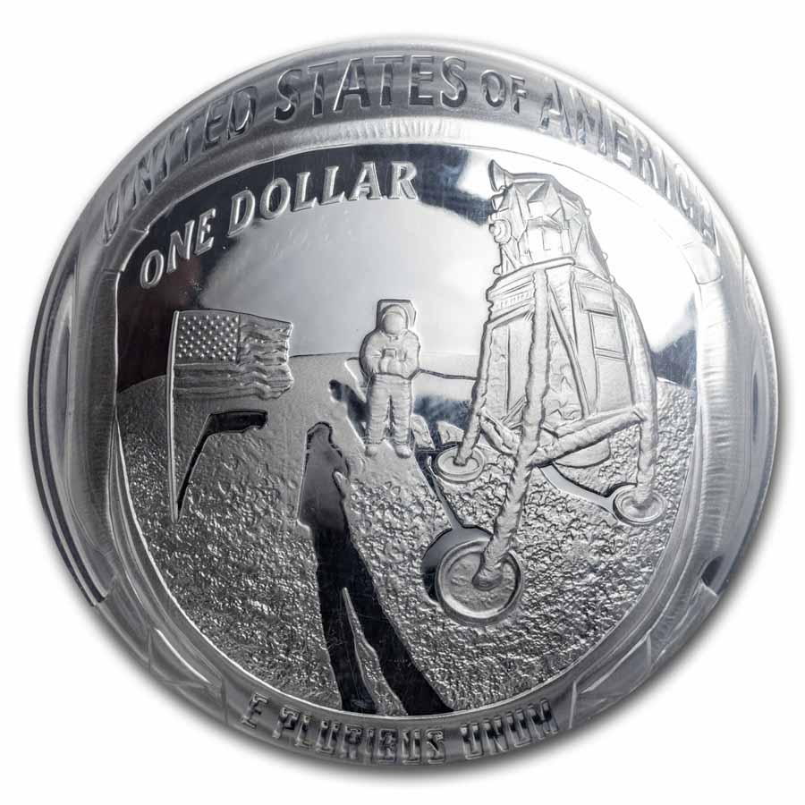 ★激レア★2019年アポロ11★50周年記念★MS70★銀貨★50c★PCGS ☆激レア☆2019年アポロ11☆50周年記念☆MS70☆銀貨