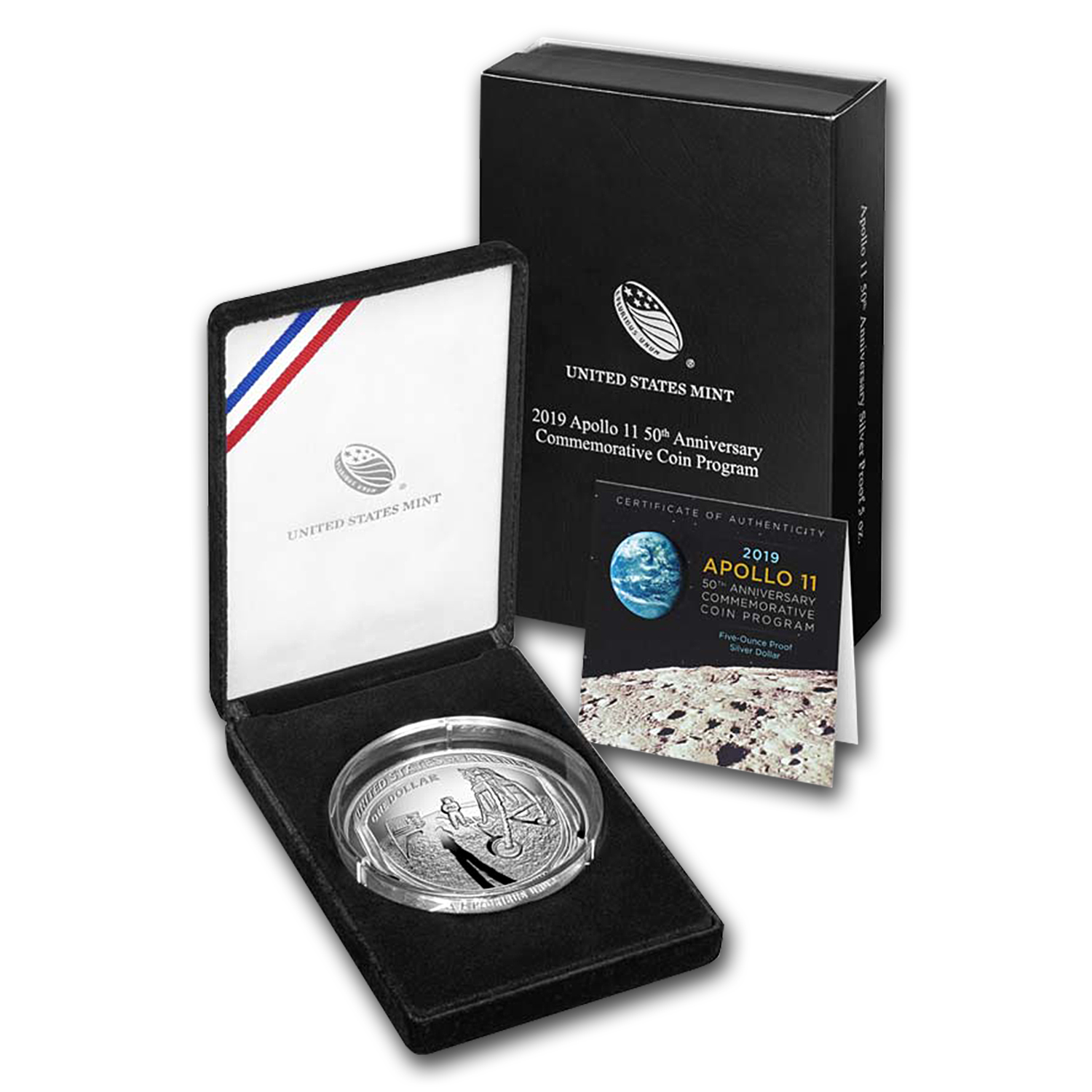コレクション Apollo 11 50th Anniversary Silver Coin Apollo 11 50th Anniversary 5 Oz. Silver Proof Coin