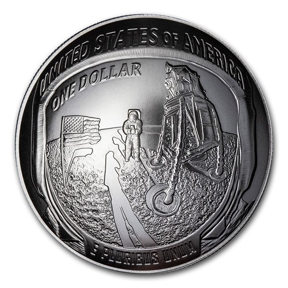 2019-P Apollo 11 50th Anniversary $1 Silver BU (Capsule Only) 2019-P Apollo 11 50th Anniversary $1 Silver BU (Capsule Only)