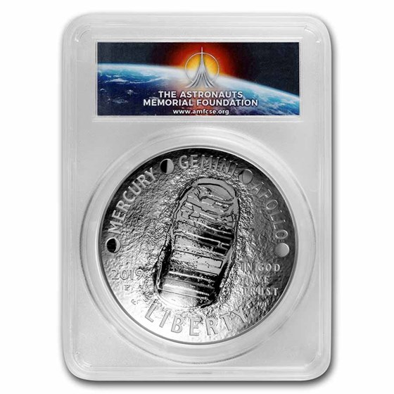 2019-P Apollo 11 Anniversary $1 5 oz Silver PF-70 NGC 2019-P Apollo 11 Anniversary $1 5 oz Silver PF-70 NGC