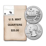 2019-P ATB Quarter American Memorial Park $25 Mint Sealed Bag