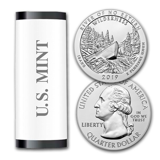 2019-P ATB Quarter Frank Church 40-Coin Roll BU 2019-P ATB Quarter Frank Church 40-Coin Roll BU