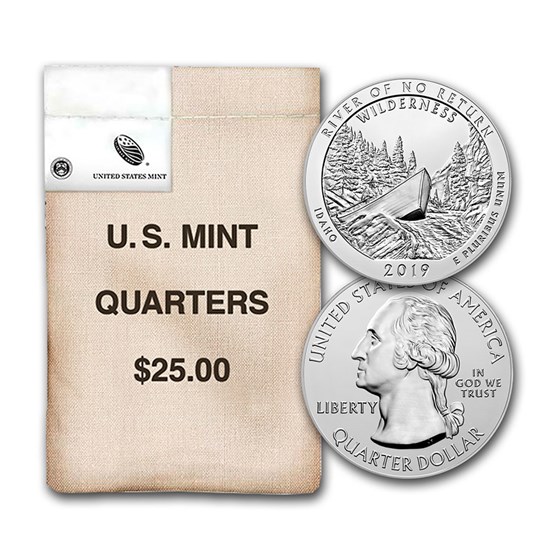 2019-P ATB Quarter Frank Church River $25 Mint Sealed Bag 2019-P ATB Quarter Frank Church River $25 Mint Sealed Bag