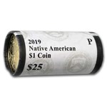 2019-P Native Amer $1 - Mary Golda Ross (25 Coin Mint Roll) BU