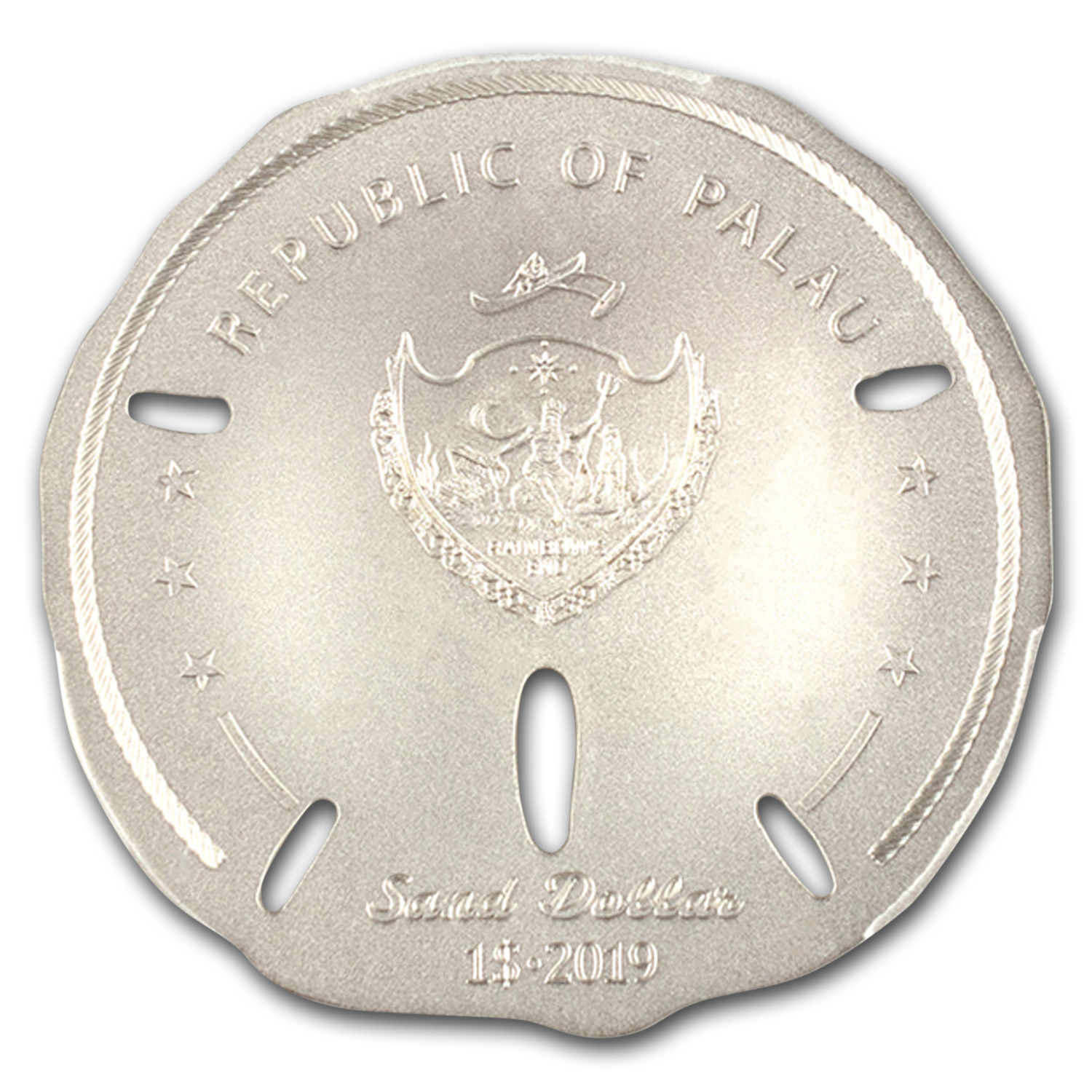 Buy 2019 Palau 1 oz Silver $1 Sand Dollar II MS-70 PCGS (FDI) | APMEX