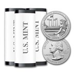 2019-PDS ATB Quarter American Mem. 40-Coin (3 Roll Set) BU